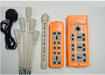 AC/DC電線插頭注塑機樣品展